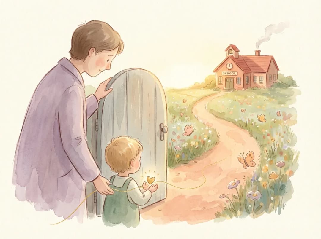 Illustration for separation anxiety