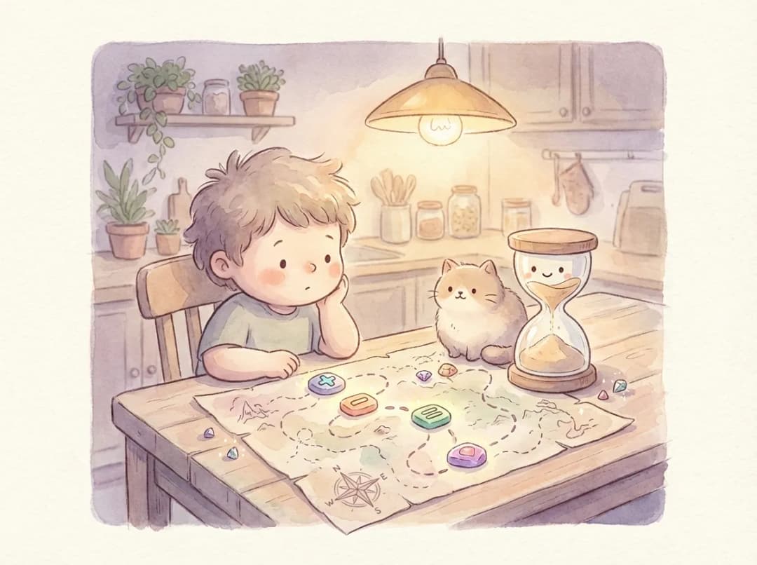 Illustration for homework battles