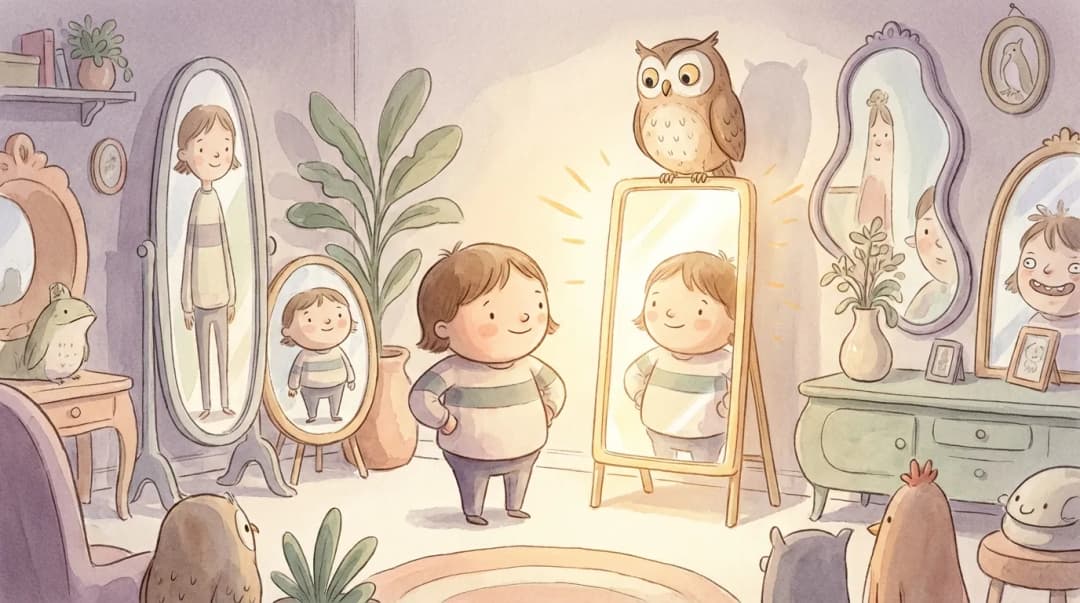 Illustration for the comparison trap