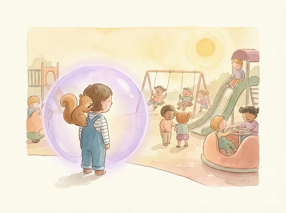 Illustration for social anxiety vs shyness