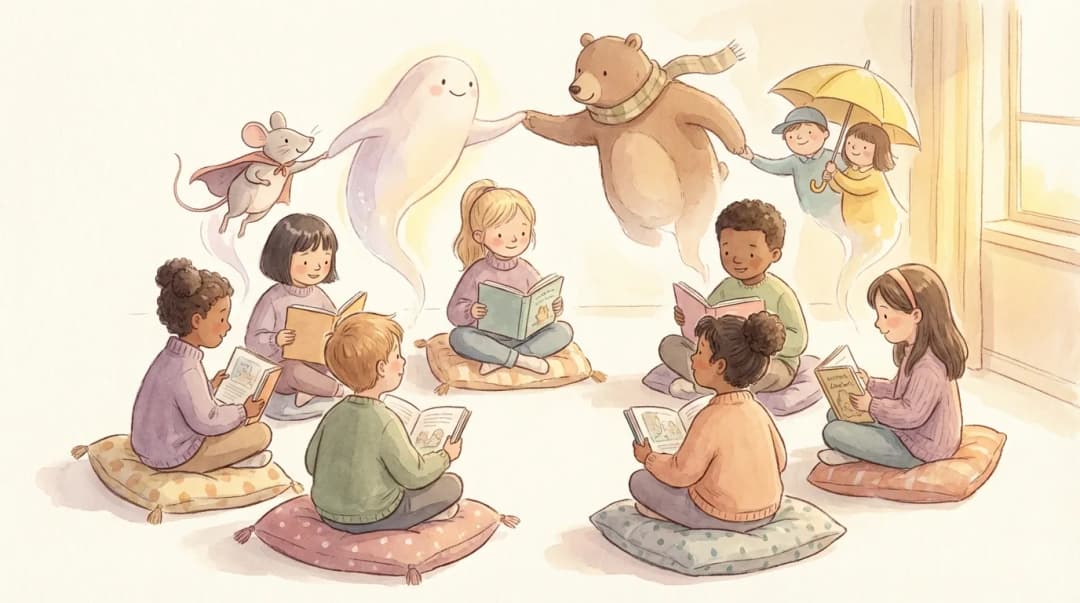 Illustration for stories for social confidence