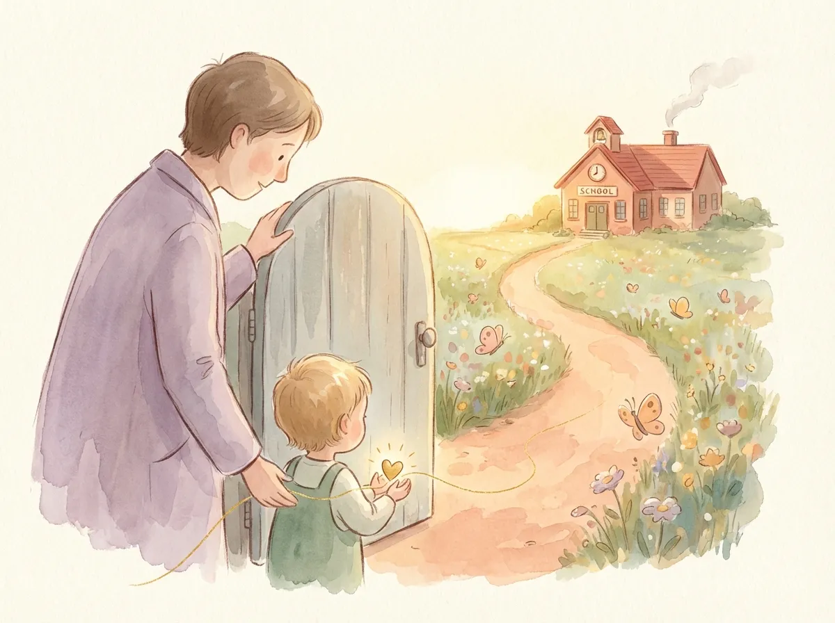 Illustration for separation anxiety