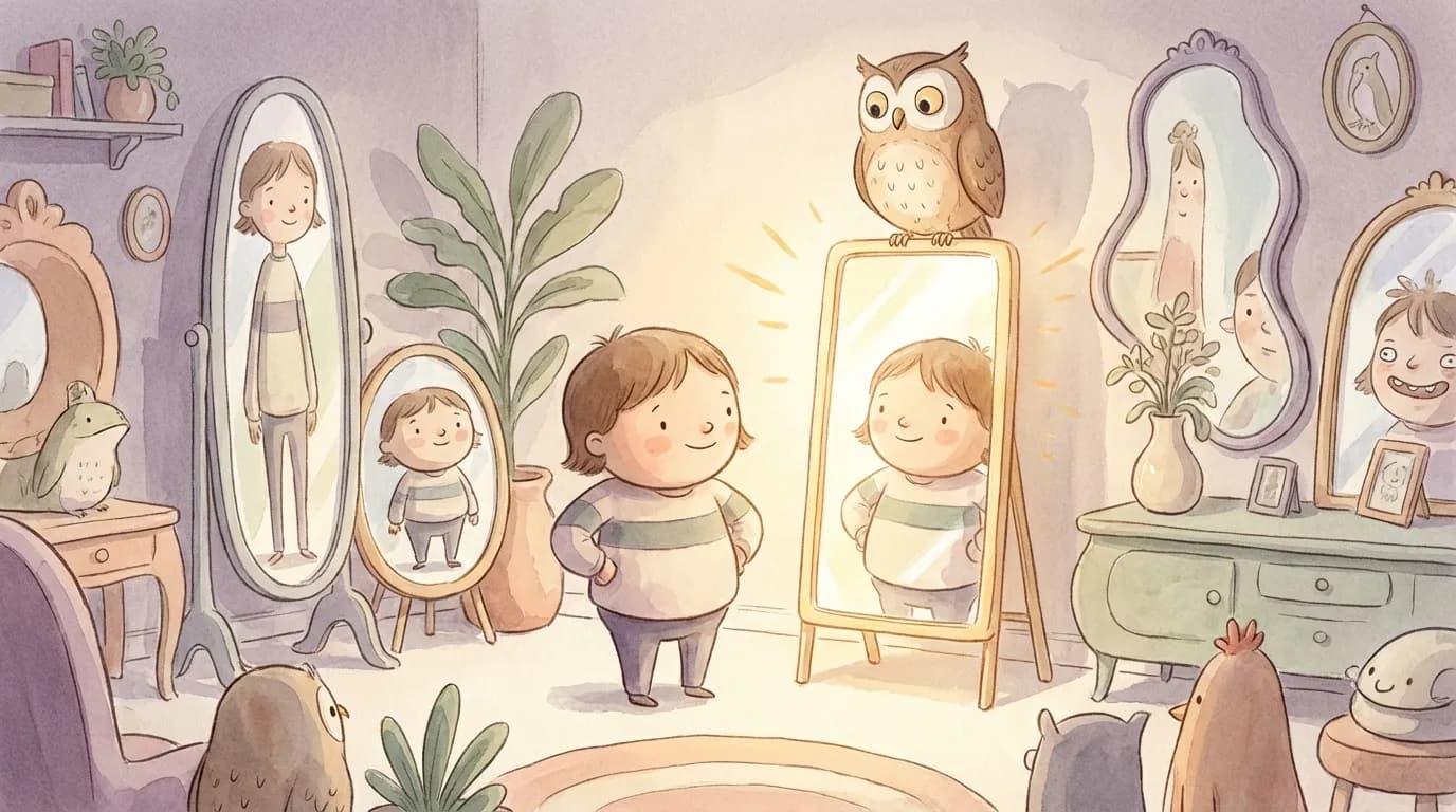 Illustration for the comparison trap